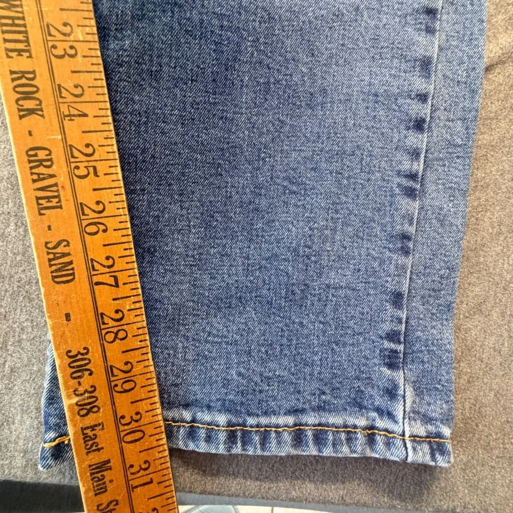 Levi 505 Regular Fit Straight Leg Jeans Medium Wash Blue Mens 40x32 00505-1454